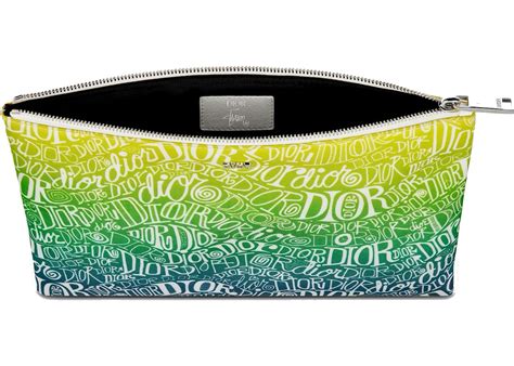 dior and shawn pouch|Dior And Shawn Pouch Nylon Multicolor .